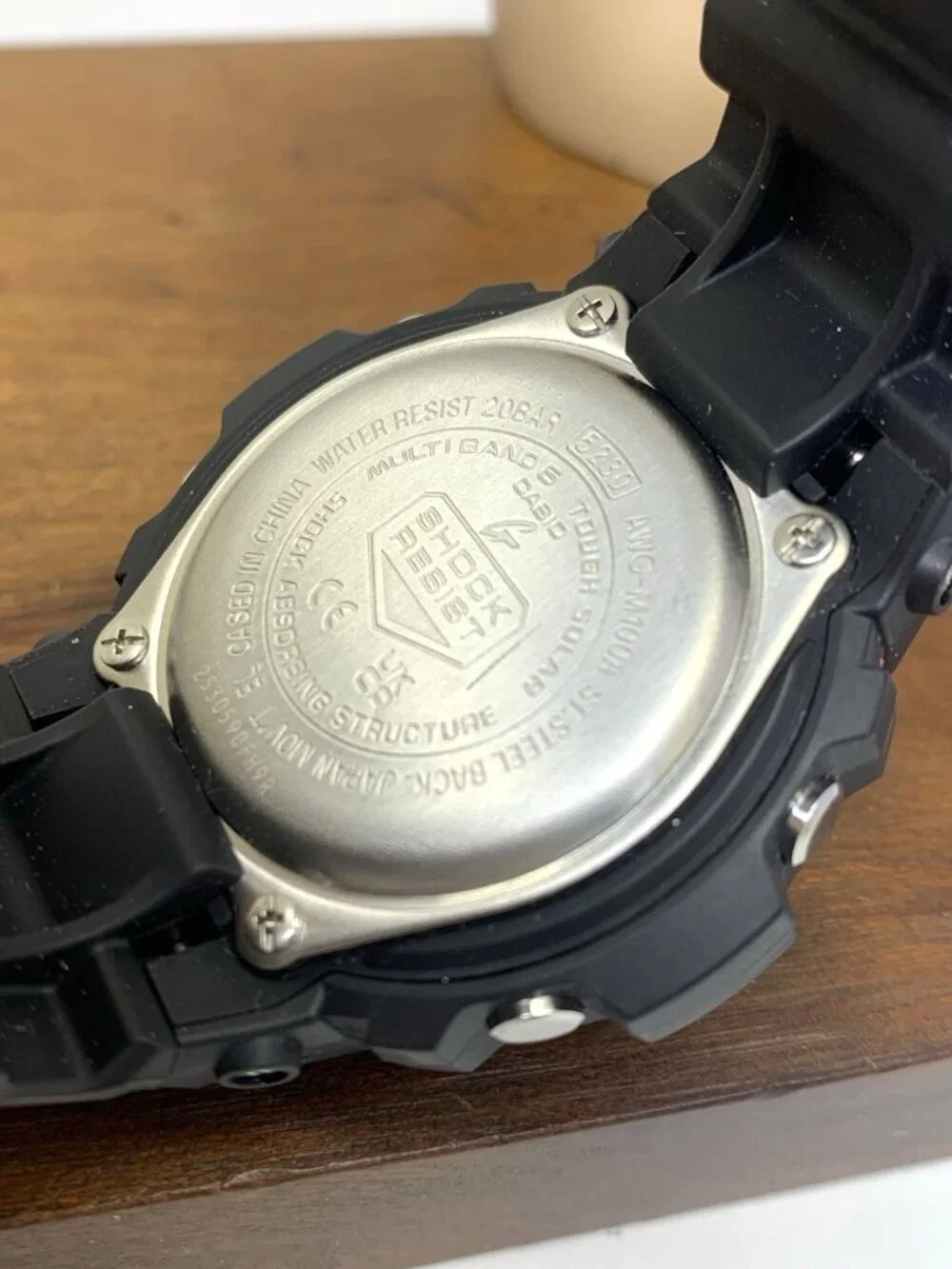 Casio G-Shock Men's Watch AWGM100 Quartz Black Resin Analog Digital 43mm 5230